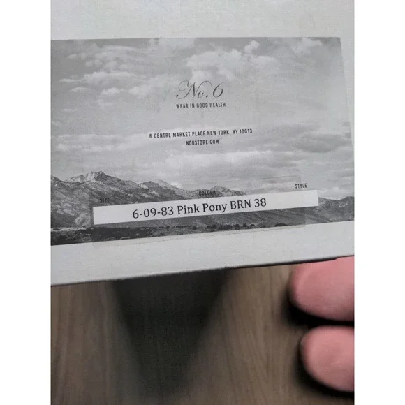 No.6 Old School Clogs High Heel Pink Pony Hair Womens 7.5 - 8 EU 38 - Picture 16 of 16